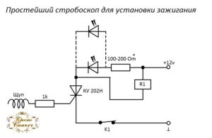 Самодельный стробоскоп для установки зажигания