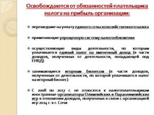 Освобождение от налога на прибыль бюджетного учреждения