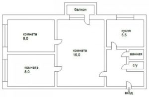 Что значит смежно изолированные комнаты распашонка