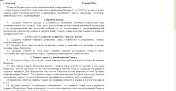 Договор розничной купли продажи образец при енвд 2017 скачать